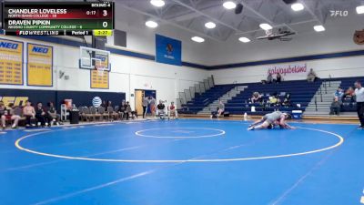 197 lbs Round 4 (6 Team) - Draven Pipkin, Neosho County Community College vs Chandler Loveless, North Idaho College