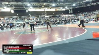 120 lbs Cons. Round 2 - Anna Niyongahire, Borah vs Aubrey Rodriguez, Caldwell