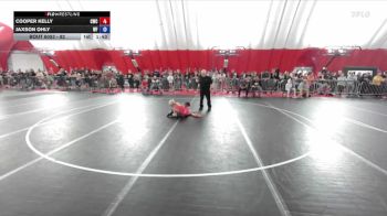 82 lbs Quarterfinal - Cooper Kelly, Cadott Wrestling Club vs Jaxson Ohly, Wrestling Factory