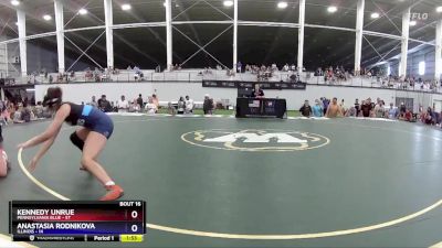 127 lbs Placement Matches (8 Team) - Kennedy Unrue, Pennsylvania Blue vs Anastasia Rodnikova, Illinois