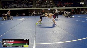 141 lbs Champ. Round 1 - Jared Gallub, Nebraska Wesleyan vs Ashton Keller, Schreiner