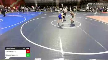 98 lbs Quarterfinal - Jaiden Bady-Saya, Bear Creek Jr. Wrestling vs Gage Anderson, Windy City