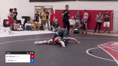 87 kg Rr Rnd 2 - Michael Altomer, Curby 3 Style Wrestling Club vs Keenan Wyatt, Knights RTC