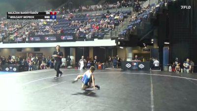 49 lbs Quarters - Haliljon Bakhtiyarov, K Wrestling vs Mulcahy McPeck, Matsu- Matmen