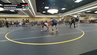 175 lbs Round Of 128 - Landon Slothower, Mountain Lion WC vs Nicholas Infante, Eastvale Elite WC