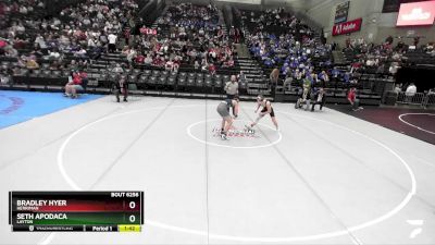 150 lbs Cons. Round 2 - Bradley Hyer, Herriman vs Seth Apodaca, Layton