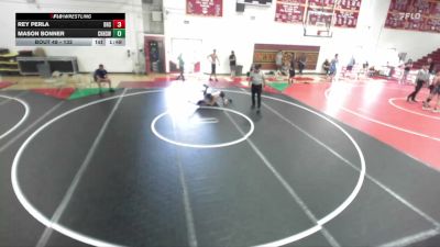 132 lbs Round 3 - Mason Bonner, Chino Hills High School WC vs Rey Perla, Downey High School