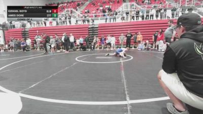 88 lbs Consi Of 4 - Ezekiel Boyd, Harrah Little League Wrestling vs Ames Dore, Standfast