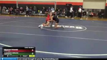 120 lbs Cons. Round 2 - Cadence Diduch, FREEPORT (HS) vs Bradyn Penard, AMERY (WI)