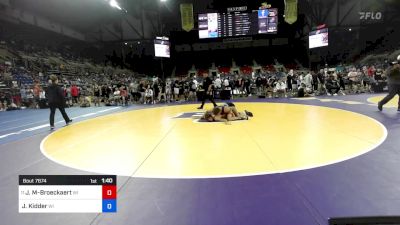 157 lbs Rnd Of 16 - Jd Minder-Broeckaert, WI vs Jacob Kidder, WI