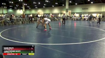 145 lbs Round 3 (10 Team) - Christopher Scott, MXW Gold vs Gage Peltz, MXW White