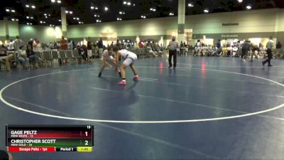 145 lbs Round 3 (10 Team) - Christopher Scott, MXW Gold vs Gage Peltz, MXW White