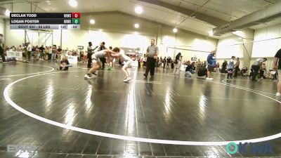 85 lbs 3rd Place - Declan Todd, Keystone Kids Wrestling Club vs Logan Foster, Keystone Kids Wrestling Club