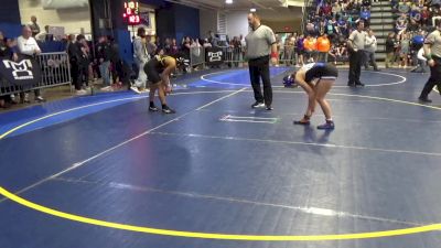 118 lbs Quarterfinal - Tamara Humphries, Brashear vs Haley White, Sharpsville