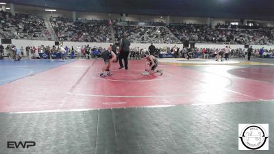 100 lbs Consi Of 16 #1 - Asher Paris, Southmoore SaberCats Wrestling vs Caden Smith, Altus JH