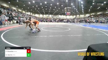 145 lbs Round Of 64 - Pedro Rosales, Wasco Wrestling vs Arfaani Karim, Apollo Mat Club