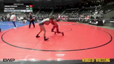 105 lbs 5th Place - Briana Stetson, SHWA vs Bella Reyes, Scotsmen Wrestling Club