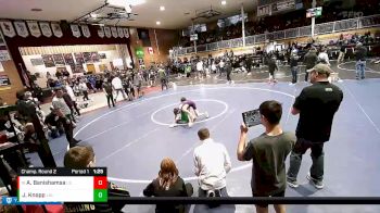 106 lbs Champ. Round 2 - Ahmad Banishamsa, Lake Stevens vs Jaren Knopp, Lakeland High School