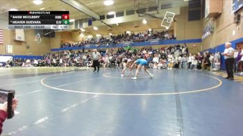 135lbs Semifinal - Saige McCleery, Sumner (Girls) vs Heaven Guevara, Cleveland (Girls)