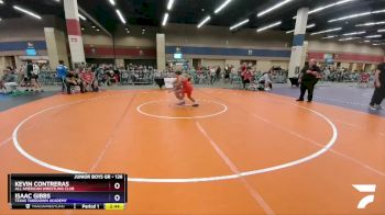 126 lbs Cons. Round 3 - Kevin Contreras, All American Wrestling Club vs Isaac Gibbs, Texas Takedown Academy
