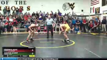 126 lbs Round 5 - Dawson Schmit, Wapsie Valley vs Kendrick Huck, Nashua-Plainfield