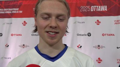 Rochester Americans Forward Konsta Helenius Talks About Lessons Learned In The AHL While Representing Finland At The World Juniors