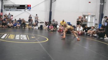 53 kg Final - Alexandria Barskiy, Ohio Goons - W vs Hadley Heaster, Lady Warriors United - W