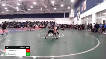 138 lbs Cons. Round 3 - THOAMS ALVAREZ, Mayfair vs Kamrin Daugherty, Yucaipa