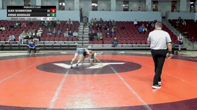 149 lbs Consi Of 16 #1 - Alex Schweitzer, Presbyterian vs Jorge Gonzalez, Coker