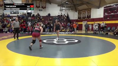 145 lbs Cons. Semi - Tori Wilson, Tuscarawas Valley HS vs Emma Shephard, Perry (Massillon)