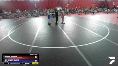 117 lbs Cons. Semi - Isaiah Kaiser, Valley Elite Wrestling Club vs Kameron Davis, Elcho