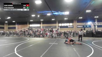 137 lbs Consi Of 16 #1 - Liam Leones, Flow Academy HI vs Ryan Meason, MAW Wrestling Academy