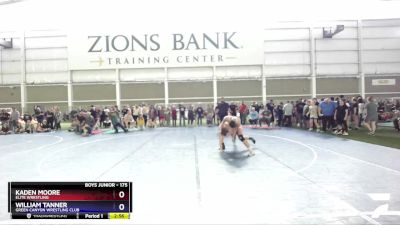 175 lbs Cons. Round 2 - Kaden Moore, Elite Wrestling vs William Tanner, Green Canyon Wrestling Club