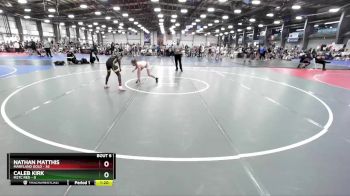 96 lbs Rd# 3 12:00pm Friday - Nathan Matthis, Maryland Gold vs Caleb Kirk, M2TC Red