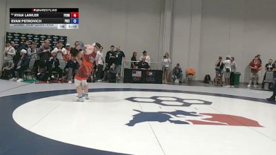 74 kg Cons. Sub-quarters - Ryan Lawler, Pennsylvania vs Evan Petrovich, Pittsburgh Wrestling Club
