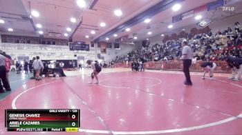 120 lbs Semifinal - Ariele Cazares, Warren vs Genesis Chavez, Citrus Valley