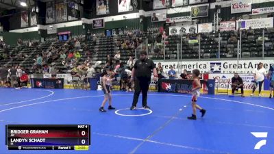 56 lbs Cons. Semi - Bridger Graham, AK vs Landyn Schadt, IA