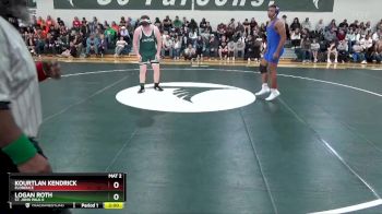 215 lbs Champ. Round 1 - Logan Roth, St. John Paul II vs Kourtlan Kendrick, Florence