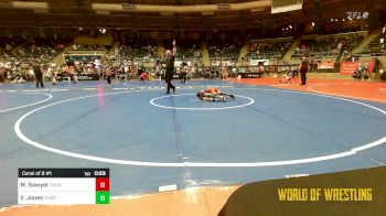 47 lbs Consi Of 8 #1 - Makayela Sawyer, Thunder Mountain Wrestling Club vs Violet Jones, Springdale Youth Wrestling Club