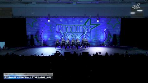 Studio 22 - Junior All Star Large Jazz [2025 Junior - Premier - Jazz Day 1] 2025 Nation's Choice Dance Grand Championship & Cheer Showdown