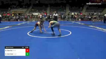 108 lbs Semifinal - Benjamin Davino, Pound Town vs Drew Gorman, Teknique WC