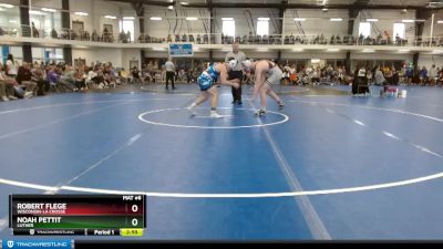 Elite 165 lbs Cons. Round 2 - Noah Pettit, Luther vs Robert Flege, Wisconsin-La Crosse