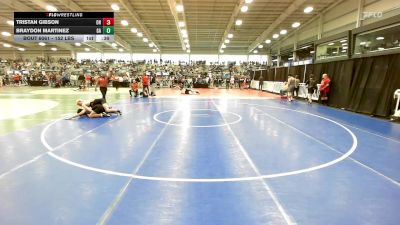 152 lbs Consi Of 32 #2 - Tristan Gibson, OH vs Braydon Martinez, GA