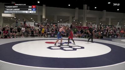67 lbs 7th Place Match - Logan Savvy, New York Athletic Club vs Taylor LaMont, West Point Wrestling Club