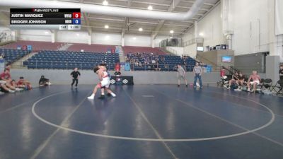 190 lbs Justin Marquez, Wyoming Gold vs Bridger Johnson, Nebraska