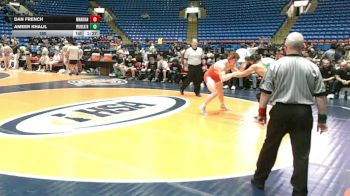 190 lbs Quarterfinals (8 Team) - Dan French, Woodstock (Marian) vs Ameer Khalil, New Lenox (Providence Catholic)