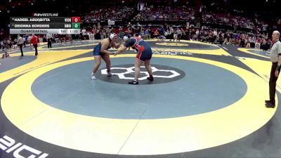 G-235 lbs Quarterfinal - Deionna Borders, G-Berea-Midpark vs Hadeel Abuqbitta, G-Valley Forge