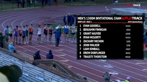 Men's 1500m Invitational, Heat 1