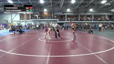 149 lbs Semifinal - Kyler Romero, Wartburg vs Lucas Jagodzinske, Augsburg