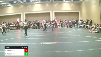 132 lbs Round Of 256 - Devon Haver, Mountain View WC vs Aaron Romero, Silverback WC